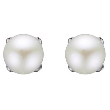 Christina Collect 925 sterling silver Pearls Beautiful stud earrings, also available in silver plated, model 671-S81